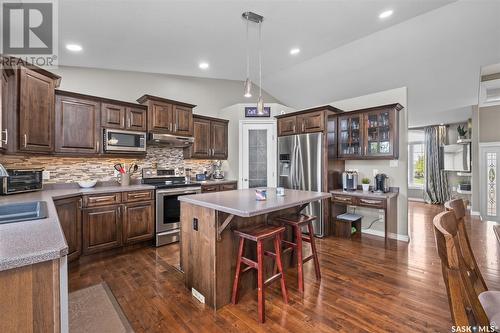 2 Poplar Bay, Birch Hills, SK - Indoor Photo Showing Kitchen With Stainless Steel Kitchen With Double Sink With Upgraded Kitchen