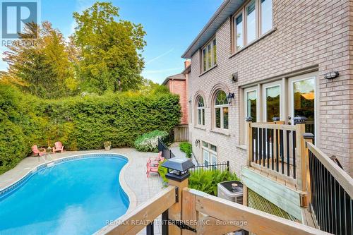 1301 Lindburgh Court, Mississauga, ON - Outdoor With In Ground Pool With Deck Patio Veranda