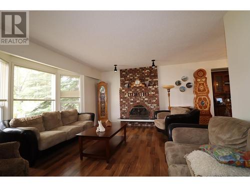 7607 St Mark Crescent, Prince George, BC - Indoor Photo Showing Living Room With Fireplace