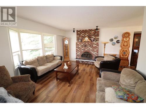 7607 St Mark Crescent, Prince George, BC - Indoor Photo Showing Living Room With Fireplace