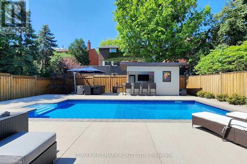 3656 Sawmill Valley Drive, Mississauga, ON - Outdoor With In Ground Pool With Deck Patio Veranda With Backyard