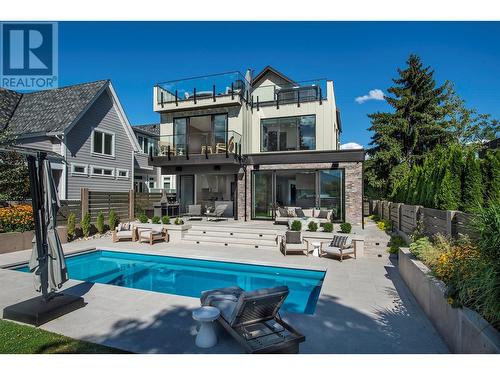 2530 Abbott Street, Kelowna, BC - Outdoor With In Ground Pool With Deck Patio Veranda