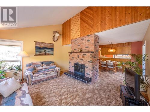 3815 Forsyth Drive, Penticton, BC - Indoor With Fireplace