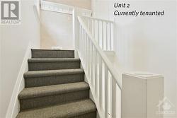 stairs to 2nd unit - 