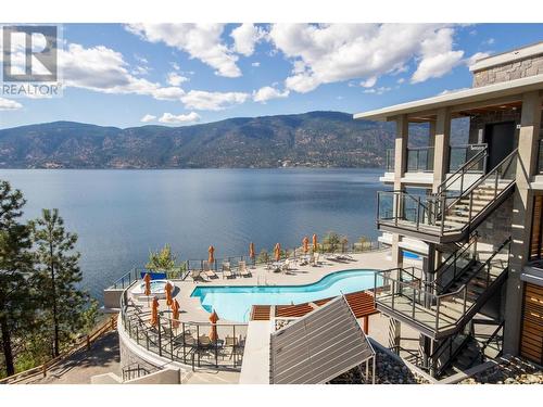 9436 Benchland Drive, Lake Country, BC - Outdoor With Body Of Water With In Ground Pool With Deck Patio Veranda With View