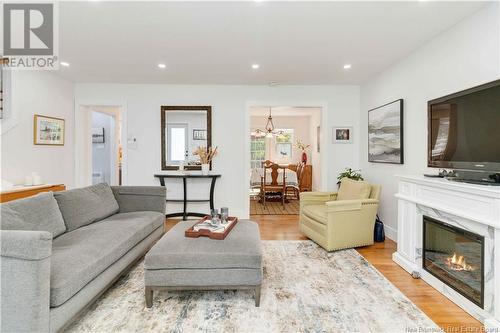 651-657 Canterbury Drive Unit# 651,653,655,657, Fredericton, NB - Indoor Photo Showing Living Room With Fireplace