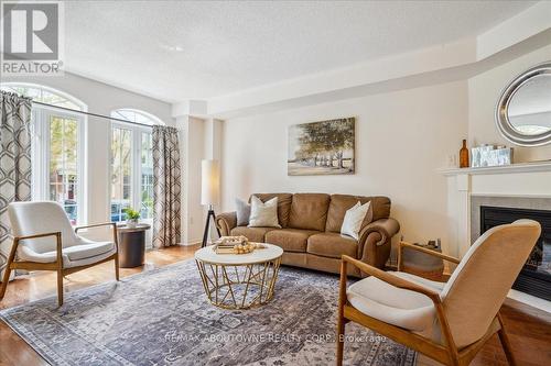 221 Gatwick Drive, Oakville, ON - Indoor Photo Showing Living Room With Fireplace