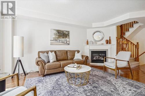 221 Gatwick Drive, Oakville, ON - Indoor Photo Showing Living Room With Fireplace