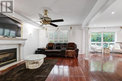 57 Webb Avenue, Brantford, ON - Indoor Photo Showing Living Room With Fireplace