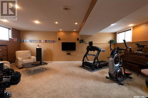 615 S James Street, Lumsden, SK - Indoor Photo Showing Gym Room