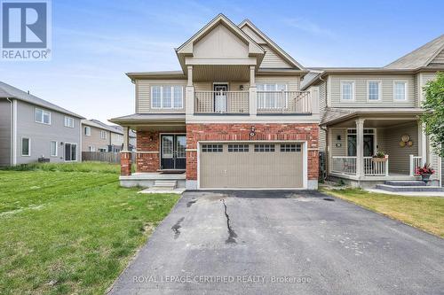 36 Cheevers Road, Brantford, ON - Outdoor With Balcony With Facade