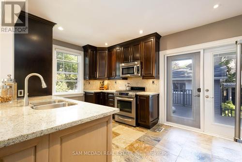 1361 Lorne Park Road E, Mississauga, ON - Indoor Photo Showing Kitchen With Double Sink