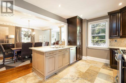 1361 Lorne Park Road E, Mississauga, ON - Indoor Photo Showing Kitchen With Double Sink