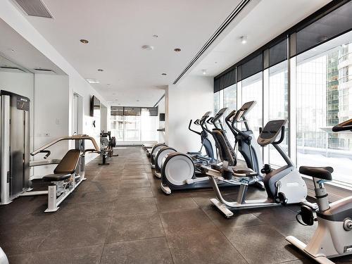 Exercise room - 3403-1155 Rue De La Montagne, Montréal (Ville-Marie), QC - Indoor Photo Showing Gym Room