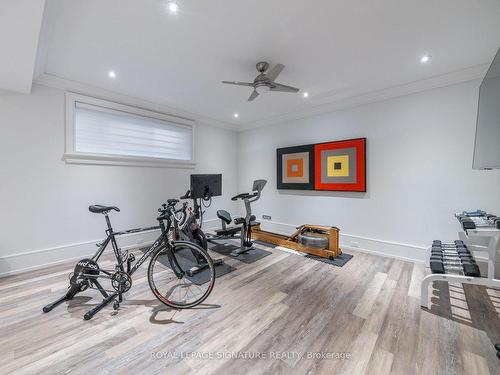 14 Tregellis Rd, Toronto, ON - Indoor Photo Showing Gym Room