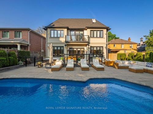 14 Tregellis Rd, Toronto, ON - Outdoor With In Ground Pool With Deck Patio Veranda