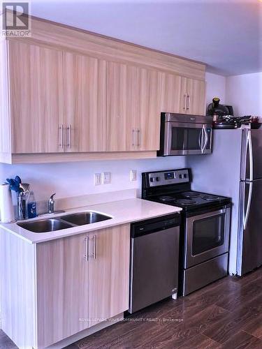 202 - 160 King Street N, Waterloo, ON - Indoor Photo Showing Kitchen With Stainless Steel Kitchen With Double Sink