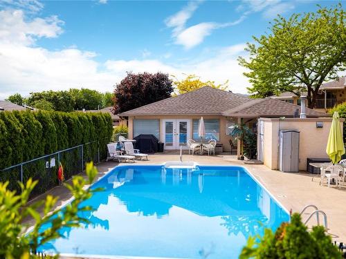 66-1001 30 Avenue, Vernon, BC - Outdoor With In Ground Pool With Backyard