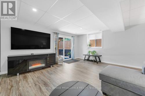 56 Redwood Drive, Belleville, ON - Indoor Photo Showing Living Room With Fireplace