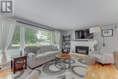 46 Skyline Drive, Orillia, ON - Indoor Photo Showing Living Room With Fireplace