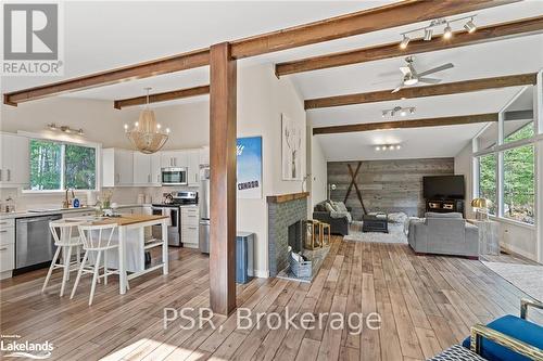 191 Chalet Crescent, Huntsville, ON - Indoor With Fireplace