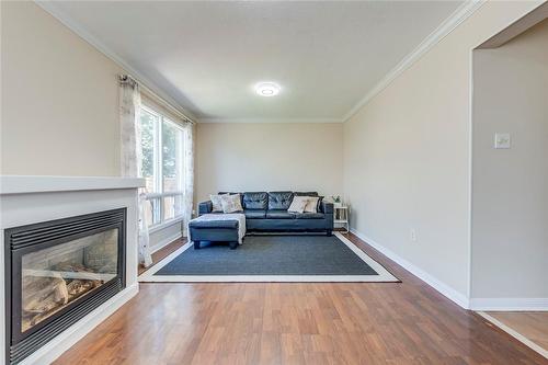 2218 Shadetree Avenue, Burlington, ON - Indoor Photo Showing Living Room With Fireplace