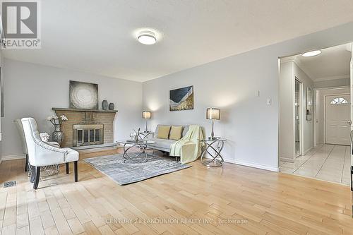 39 Ferrah Street, Markham, ON - Indoor Photo Showing Living Room With Fireplace