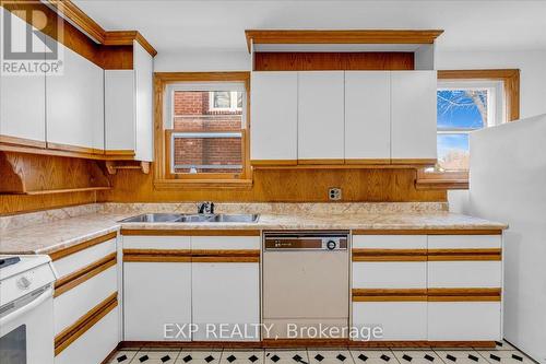 15 Burritt Road, Toronto, ON - Indoor Photo Showing Kitchen With Double Sink