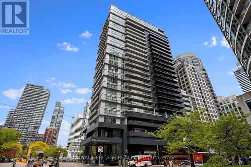 2214 - 352 Front Street W, Toronto, ON - Outdoor With Balcony With Facade