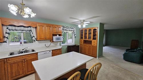 415 South Chestnut Street, Shoal Lake, MB - Indoor Photo Showing Kitchen With Double Sink