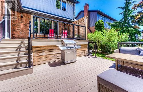 136 Oldfield Drive, Kitchener, ON - Outdoor With Deck Patio Veranda With Exterior