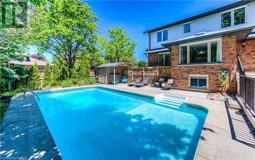 136 Oldfield Drive, Kitchener, ON - Outdoor With In Ground Pool
