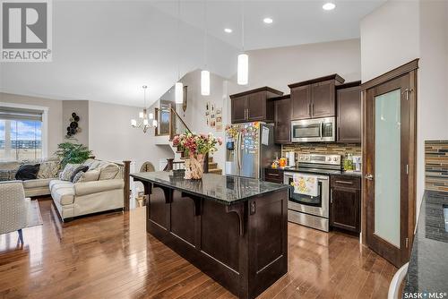 810 Evergreen Boulevard, Saskatoon, SK - Indoor Photo Showing Kitchen With Upgraded Kitchen