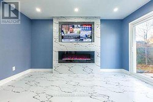 114 Slan Avenue, Toronto, ON - Indoor With Fireplace