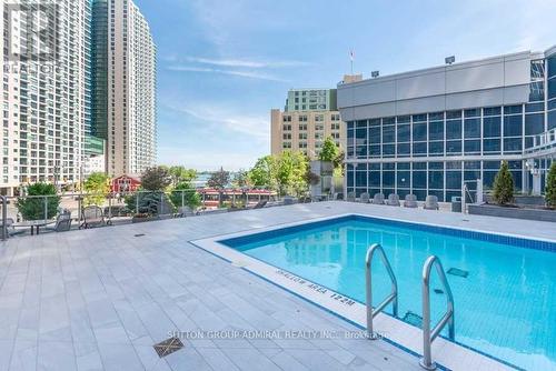 3408 - 8 York Street, Toronto, ON - Outdoor With In Ground Pool