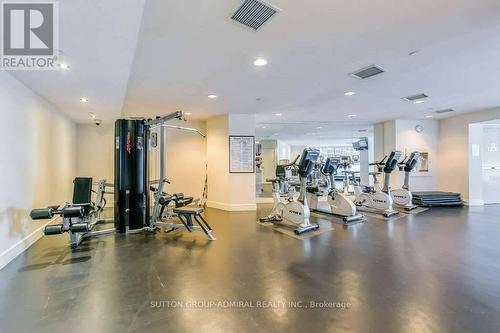 3408 - 8 York Street, Toronto, ON - Indoor Photo Showing Gym Room