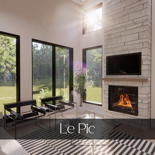 To be built - 20E Rue, Saint-Adolphe-D'Howard, QC - Indoor With Fireplace