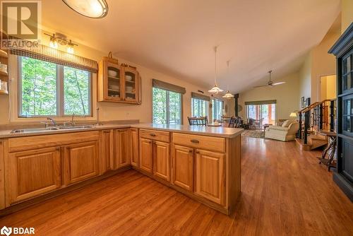 3465 Hughes Landing Road, Cloyne, ON - Indoor Photo Showing Kitchen With Double Sink