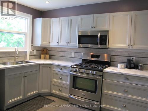 33 Newark Avenue, Hamilton, ON - Indoor Photo Showing Kitchen With Double Sink