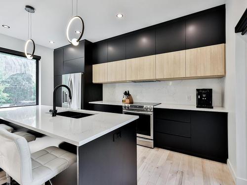 Kitchen - 507 Ch. Du Lac-Des-Becs-Scie E., Saint-Sauveur, QC - Indoor Photo Showing Kitchen With Upgraded Kitchen