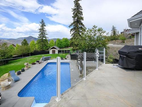 1690 Rose Hill Road, Kamloops, BC - Outdoor With In Ground Pool With Deck Patio Veranda