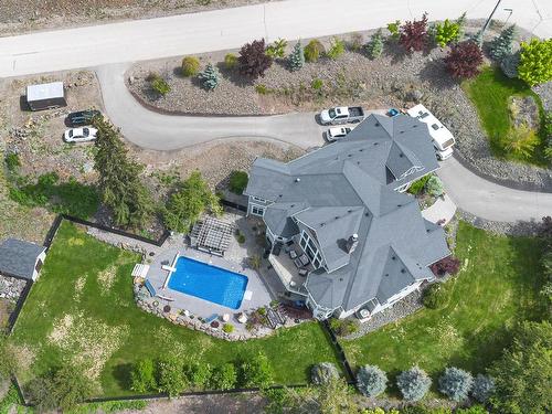 1690 Rose Hill Road, Kamloops, BC - Outdoor With In Ground Pool With View