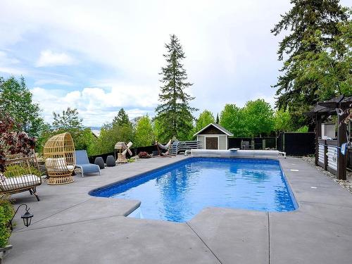 1690 Rose Hill Road, Kamloops, BC - Outdoor With In Ground Pool