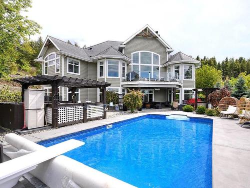 1690 Rose Hill Road, Kamloops, BC - Outdoor With In Ground Pool With Deck Patio Veranda