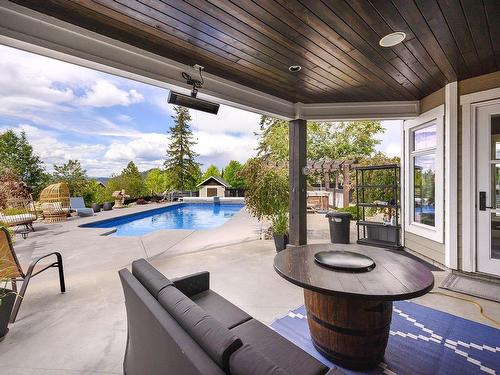 1690 Rose Hill Road, Kamloops, BC - Outdoor With In Ground Pool With Deck Patio Veranda With Exterior