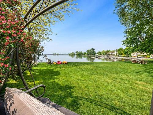 Cour - 32 Rue Du Lac, Les Coteaux, QC - Outdoor With Body Of Water With View