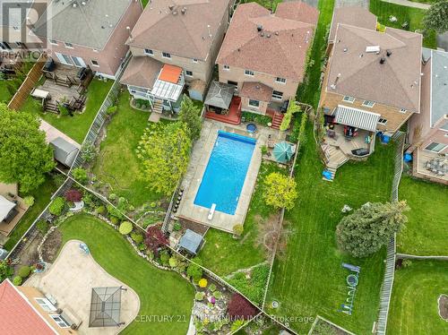 3305 Jackpine Road, Mississauga, ON - Outdoor With In Ground Pool With View