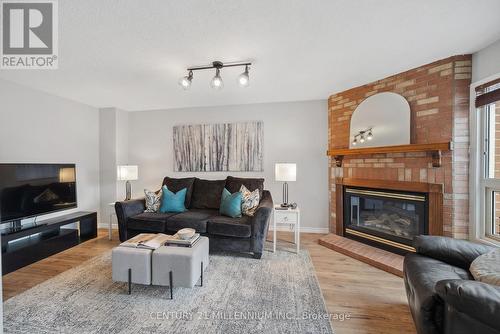 3305 Jackpine Road, Mississauga, ON - Indoor Photo Showing Living Room With Fireplace