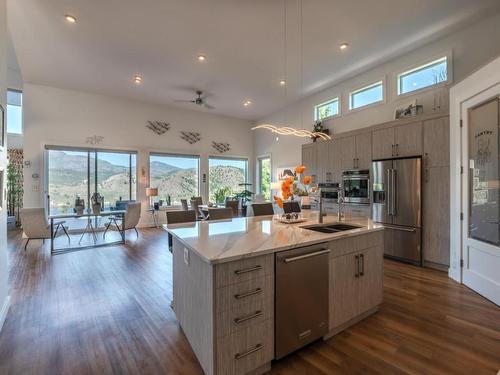 209 Ricard Place, Okanagan Falls, BC - Indoor Photo Showing Kitchen With Double Sink With Upgraded Kitchen