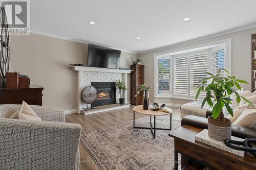 8 Kawartha Road, Clarington, ON - Indoor Photo Showing Living Room With Fireplace
